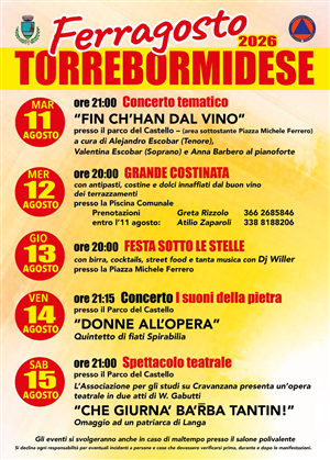 Ferragosto TorreBormidese 2026