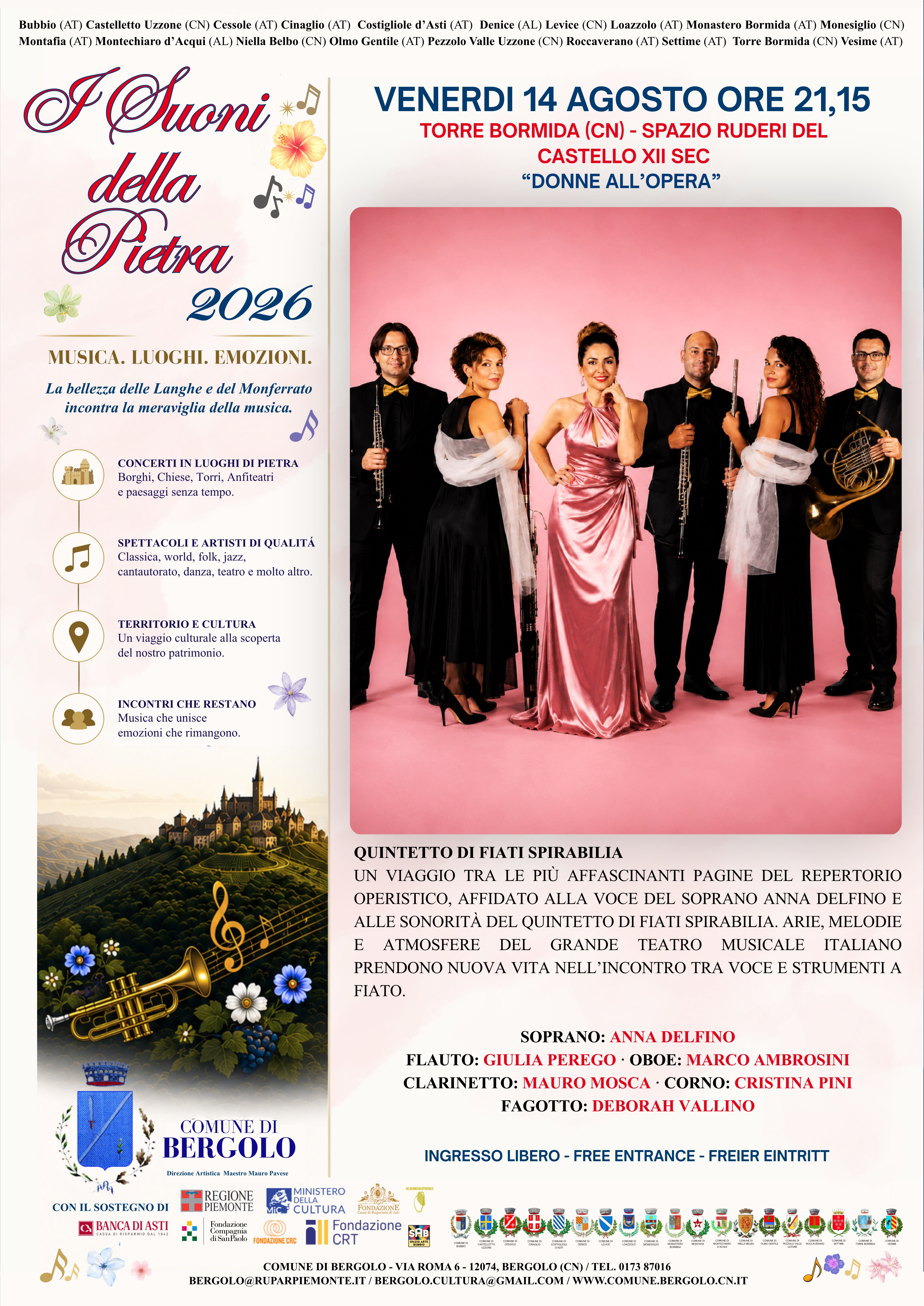 "Donne all'opera" - Quintetto di fiati