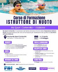 Corso di Formazione Istruttore di Nuoto - My Sport Cortemilia - I Edizione