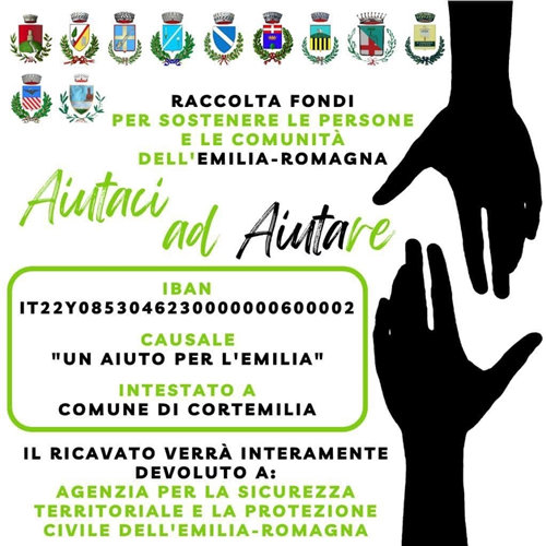 Aiutaci ad aiutare - Raccolta fondi a sostegni dell'Emilia Romagna